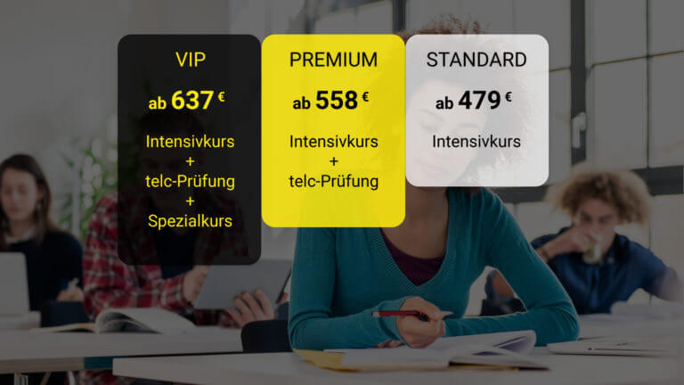 Preise f&uuml;r Deutschkurse